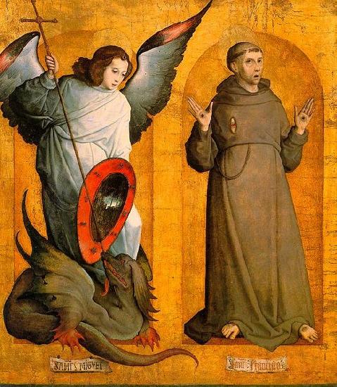 Juan de Flandes Saints Michael and Francis France oil painting art